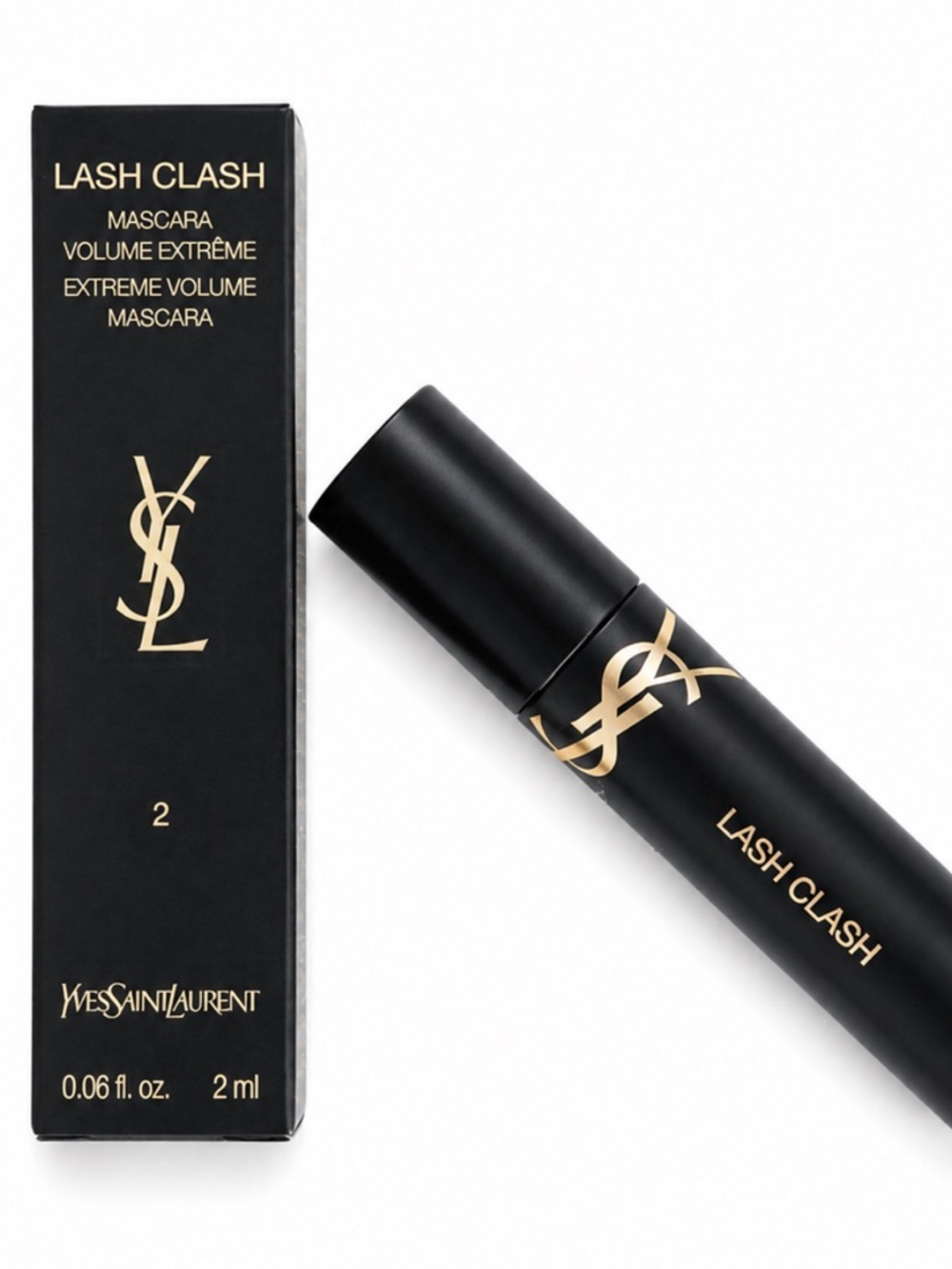 YSL Lash Clash Mini Mascara, 2 Uninhibited Brown